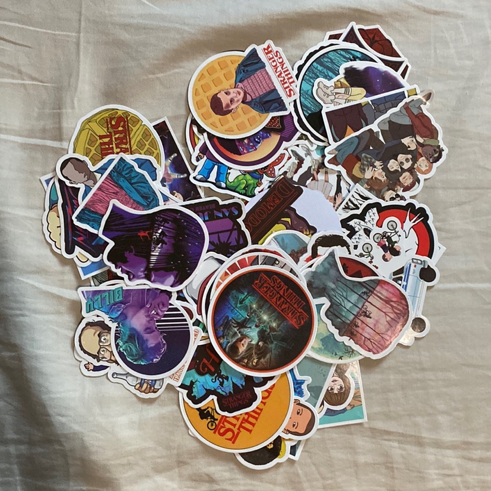 78 Stranger Things Themed Stickers